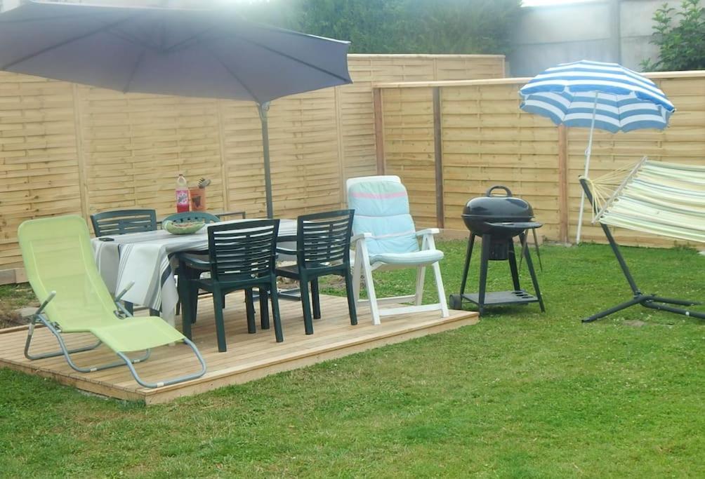 St Malo Maison Avec Jardin Proche Gare Plage Intramuros Chien Admis Parking Gratuit Saint-Malo Eksteriør billede